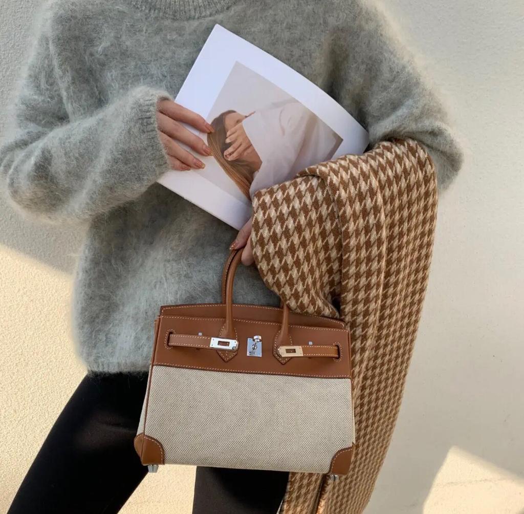 Nuova borsa a tracolla da donna in tela platino, borsa a tracolla casual con patchwork a contrasto, grande capacità, in pelle, portatile, a spalla, borsa Kelli