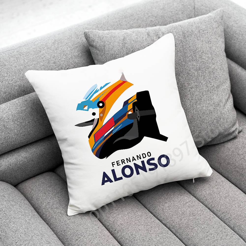 F-Fernando A-Alonso Throw Pillow Case For 45x45cm 40x40cm 55x55cm 50x50cm 30x30cm Square Car Pillowcase Shell