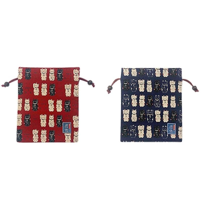 

Lucky Cat Pocket (2 colors) Red