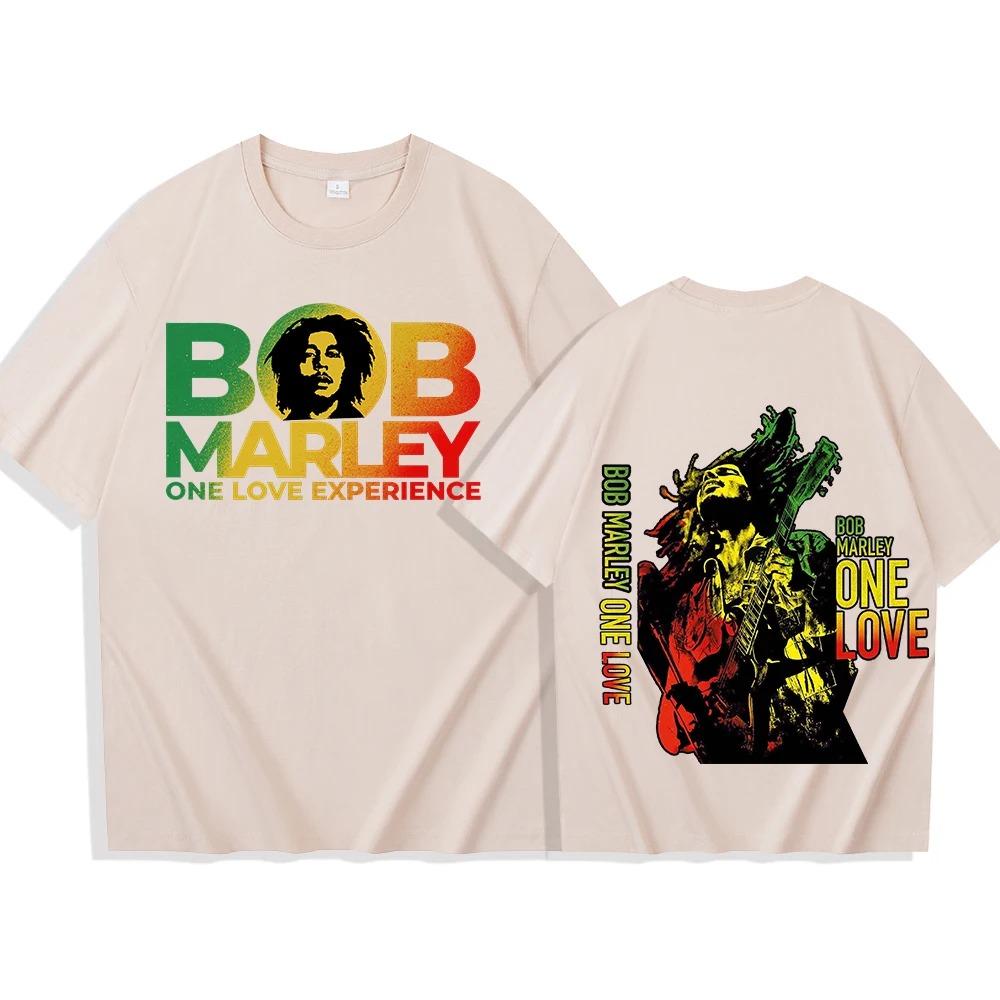 Bob Marley 2026 Tričko Muži Ženy Harajuku Kulatý výstřih Letní Ležérní Košile Y2k Krátký rukáv Klasické Párty Streetwear Trendy