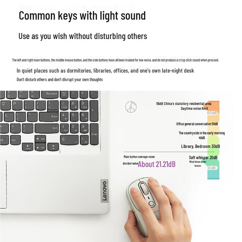 Lenovo Xiaoxin M3 Wireless Bluetooth Rechargeable Mouse