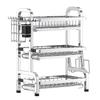 3-Tier Stainless Steel Kitchen Dish Drying Rack