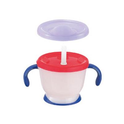 Richell AQ First Step Mug Step Up Set 150ml, 1 Set, Navy Blue