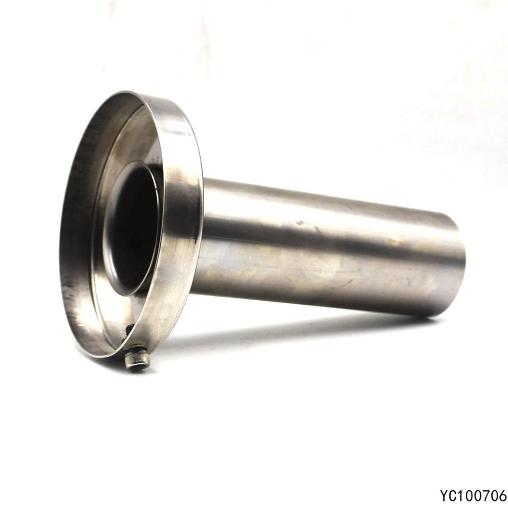 Universal unadjustable 85mm 3.5" /98mm 4'' /110mm 4.5'' Car Stainless Chrome Exhaust Muffler