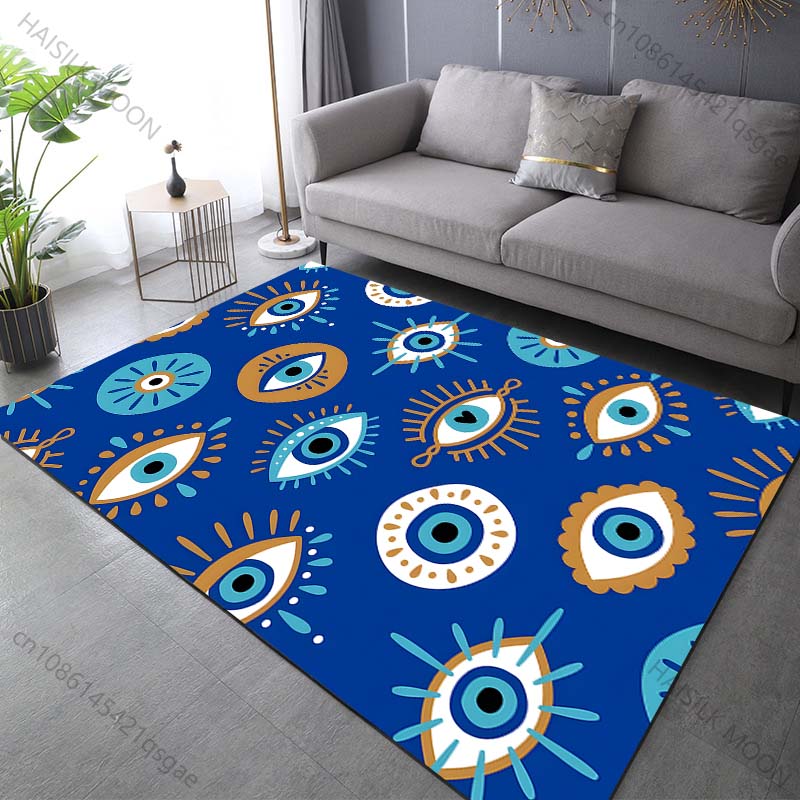Multi-Size Aboriginal Eye Style Carpet for Living Room Bedroom Sofa Home Decor Non-slip Floor Mat Modern Rugs Fast Shipping