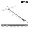 Longdexin T-Handle Multi-Functional Hex Socket Wrench for Car and Motorcycle Repair