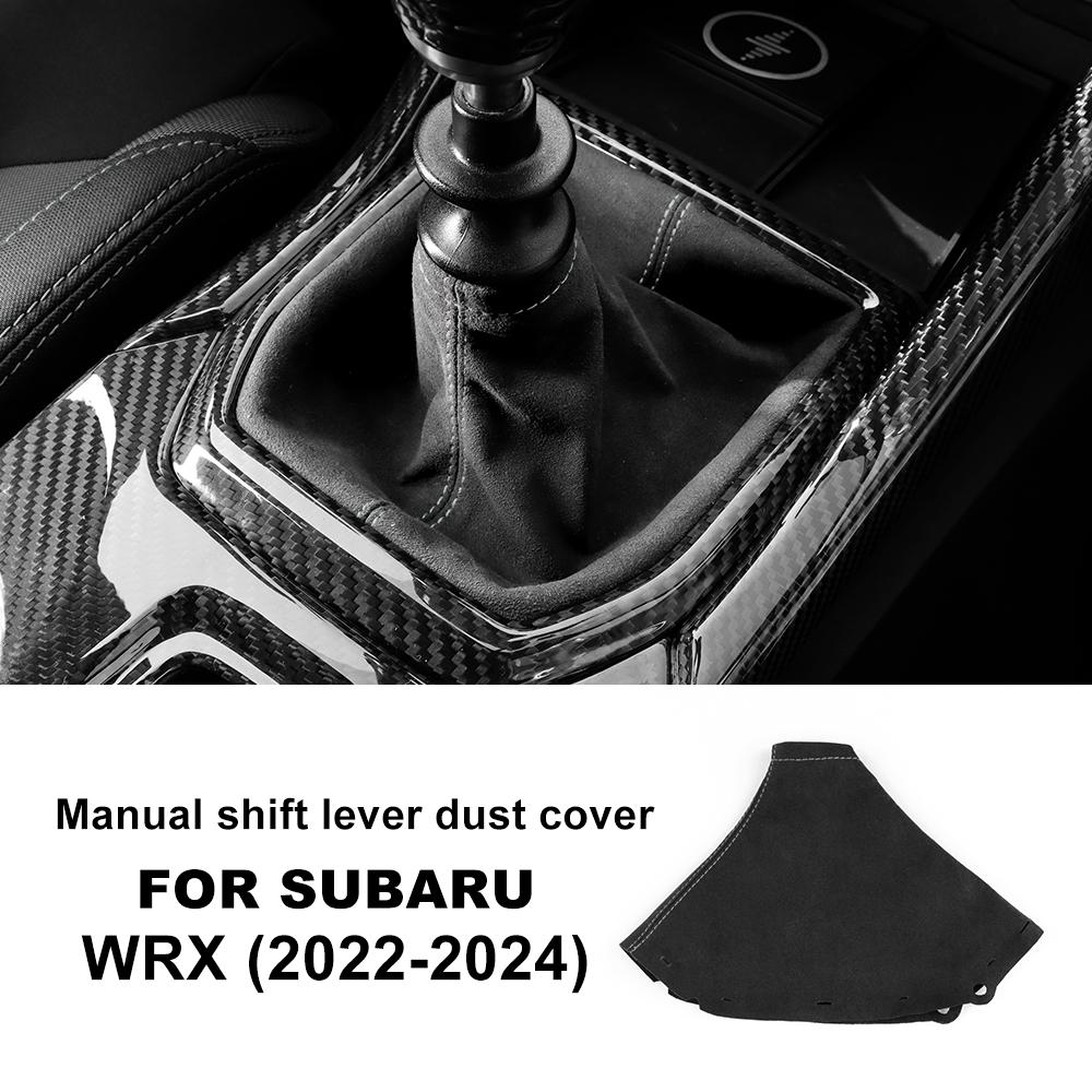 For Subaru WRX 2025 2025 2025 Top Suede RHD LHD Manual Car Knob Gear Shift Boot Lever Dust Cover Interior Accessories