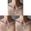 Bohemian Bird Crystal Necklace For Women With Geometric Pendant And Cross Chain