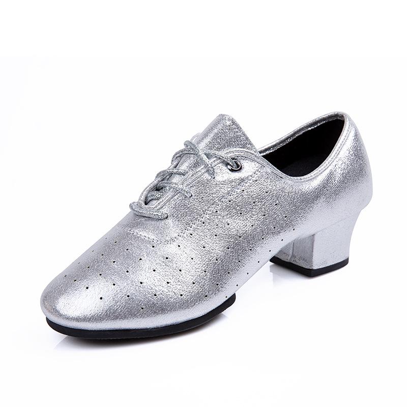 

2023 Adult Latin & Square Dance Shoes: Soft Sole, Medium Heel, Rubber Sole for Teachers & Waltz 35