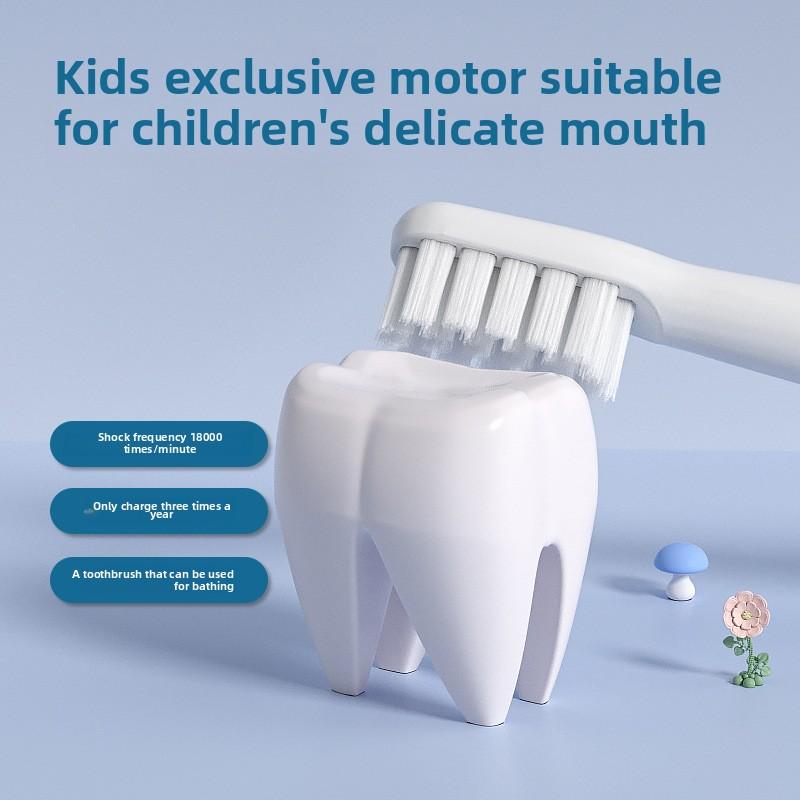 Electric Toothbrush Children's Cartoon Toothbrush Soft Bristle Brush Head Baby Children 5-15 Years Old Electric Toothbrush Charging Model