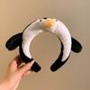 Snotty Pig Plush Hairband Plush Doll Penguin Hair Hoop Creative Cartoon Headband  Women