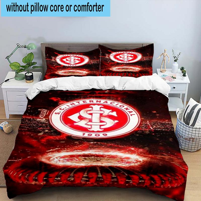 3pcs SC Internacional1 Printed Bedding Set Duvet Cover Closure Includes 1 Duvet Cover & 2 Pillowcases Bedding Sets Home Decor Gifts