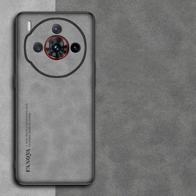 Funda de teléfono de cuero PU mate de lujo para Nubia Z60S Pro Z50S Z50 Z60 Ultra Z40 Pro, funda de silicona a prueba de golpes