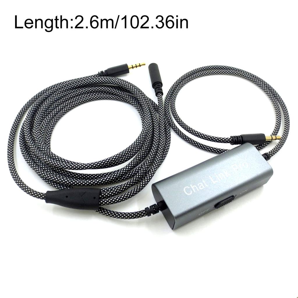2.6M Gaming Chat Link Cable For HD60 HD60S HD60S+ HD60PRO 4K 60PRO HD60X Audio Chat Link Pro Cable Capturing Devices