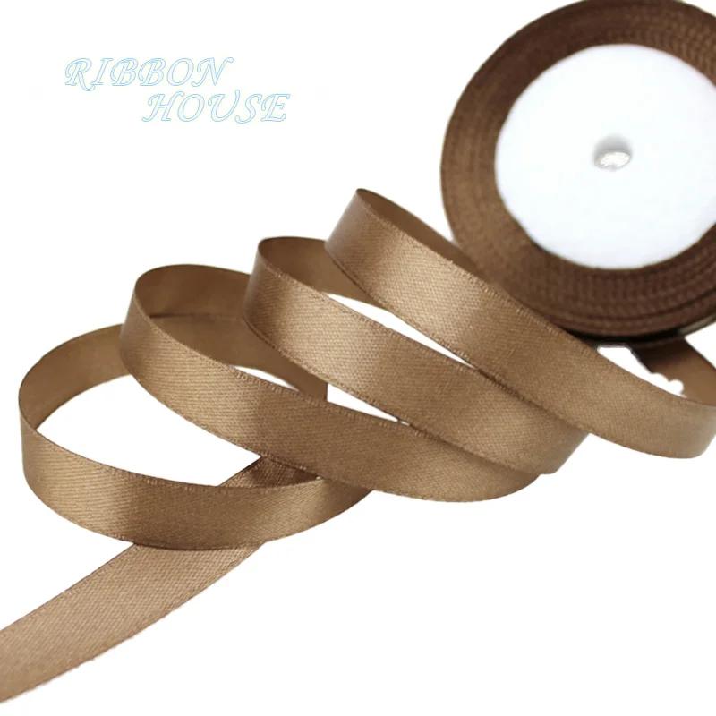 (25 yards/roll) 6mm Single-sided Satin Ribbon Woven Ribbon Gift Packaging Christmas Decoration Handmade Ribbon DIY Wholesale