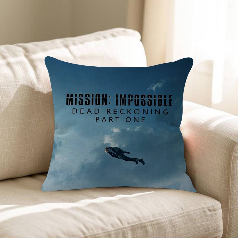 MMission IImpossible The Final Reckoning Pillow Cover Sofa Cushion Cover Home Room Decoration Children Gift