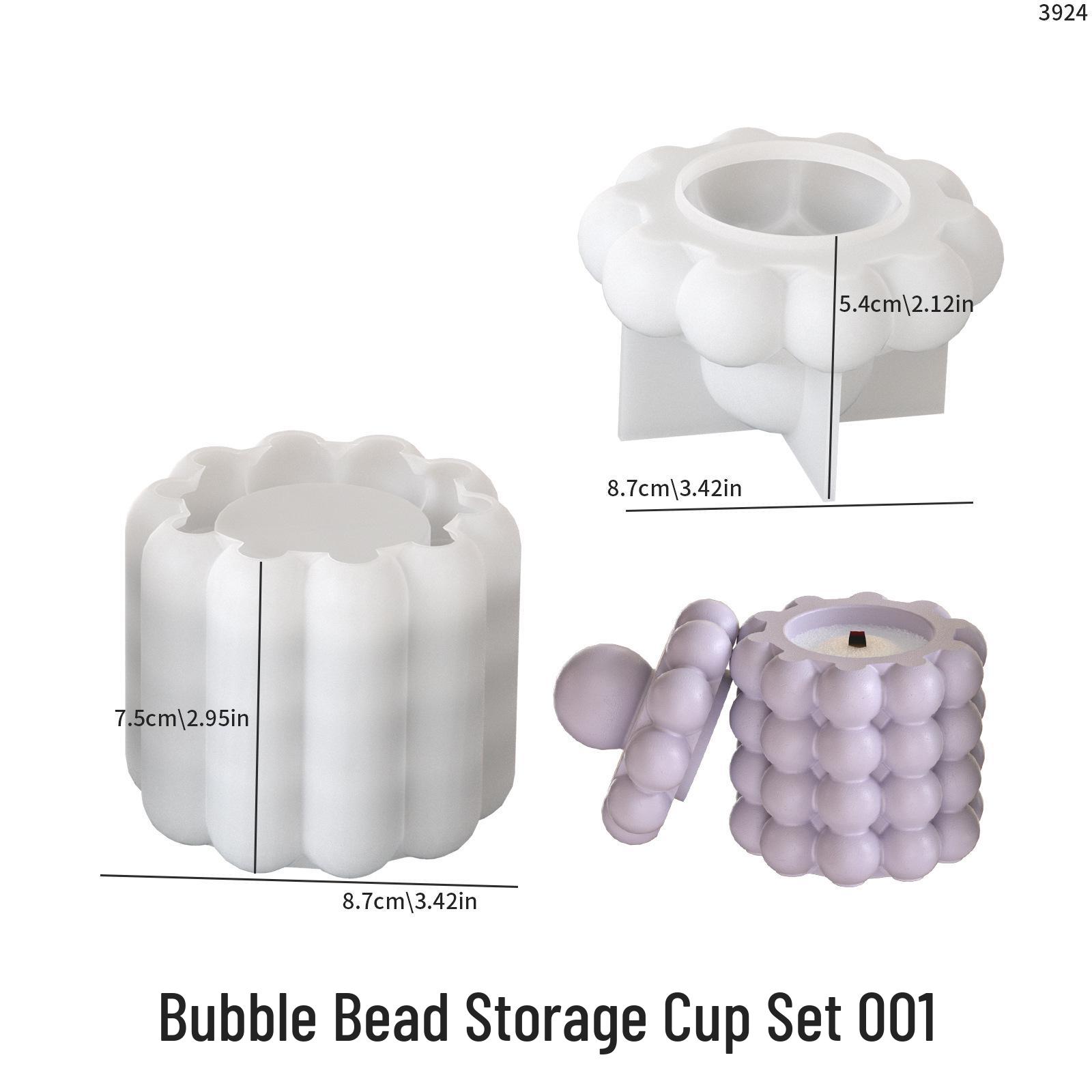 Poppy Resin Silicone Mold for Bead Storage/Candle Holder/Ornament