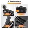 DAB373BT Emergency Radio with 5000mAh Solar Battery & Alarm Clock Feature in Blackout - E 0619