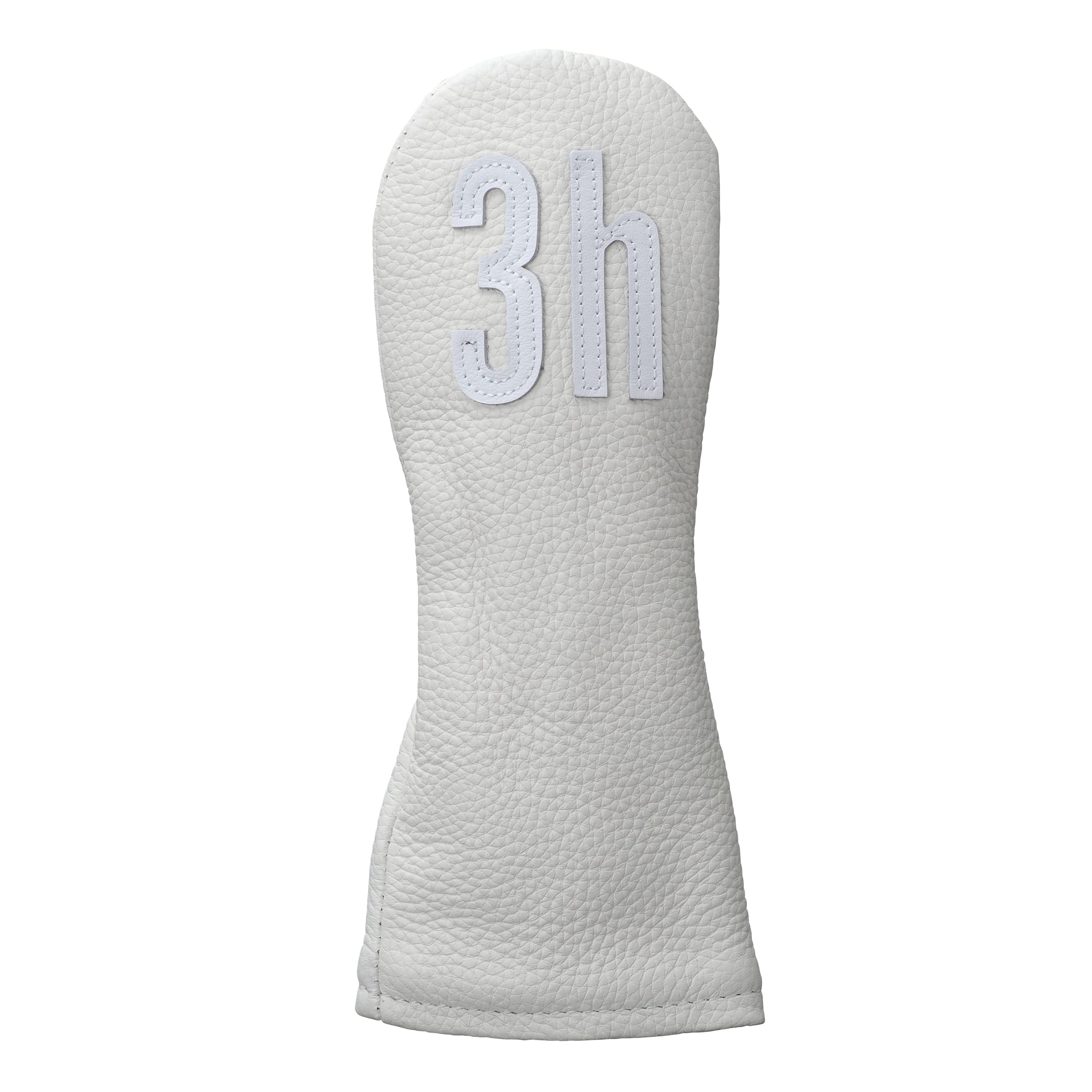

Leather Headcover Number HC1122 UT#3 White