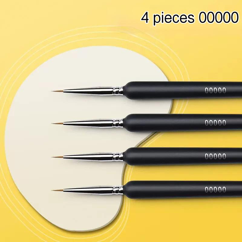 

Borrence Miniature Hook Line Pen Art Paint Brushes 4/5/8/10/11pcs for Gouache Acrylic Watercolor Oil Paints Artists Hand Painted
