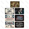 Tattoo Metallposter Metallschild Tatoo Shop Dekor Dekorative Eisenplatte Wanddeko Shabby Chic Blechschild