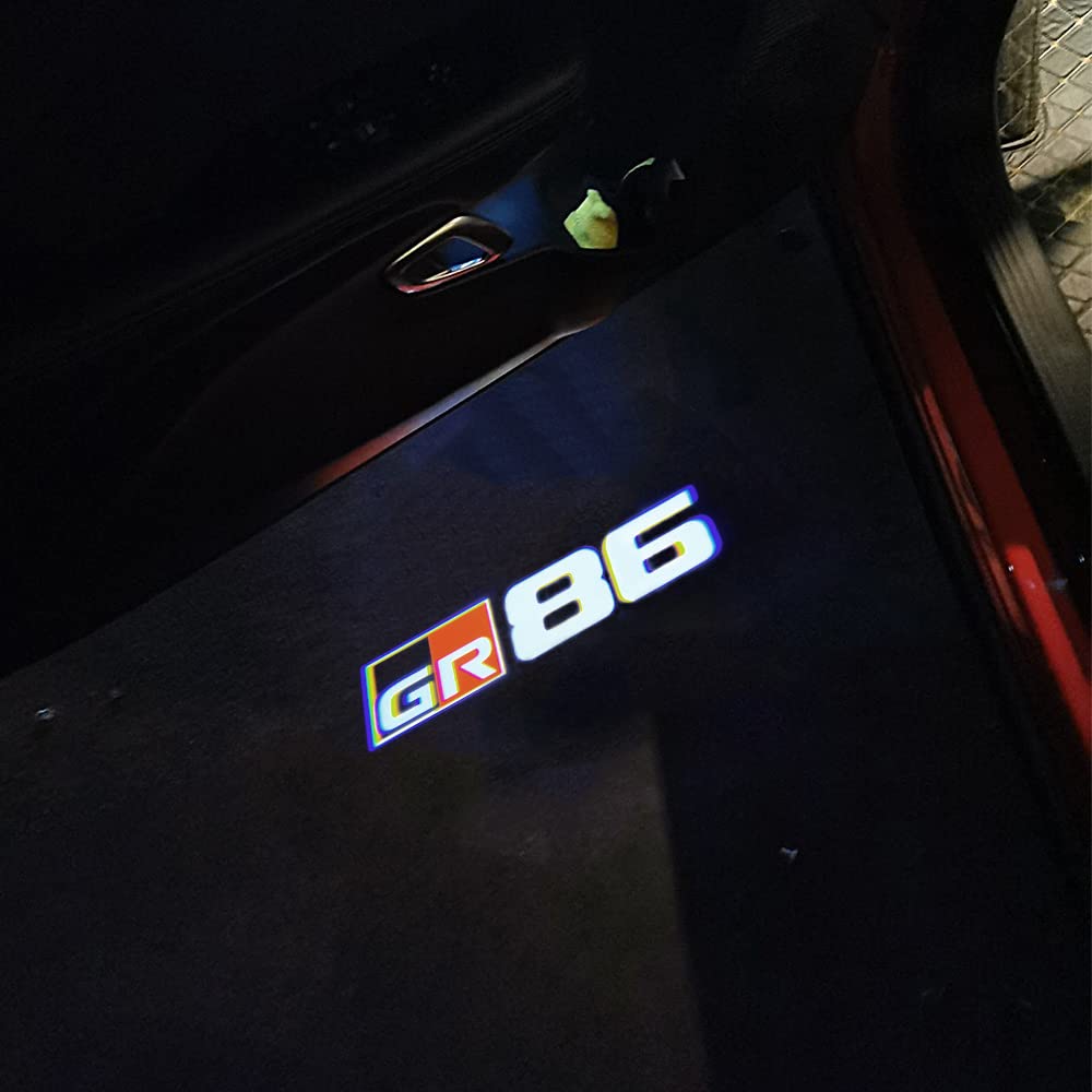 Toyota 86 LED Logo Projection Courtesy Door Welcome Courtesy Set of 2 Car Courtesy Door Compatible with Toyota ZN6 Generation ZD8 2021 GR 86 2nd