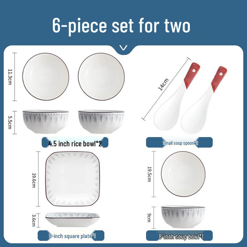 KANGMO Ceramic Dinnerware Set