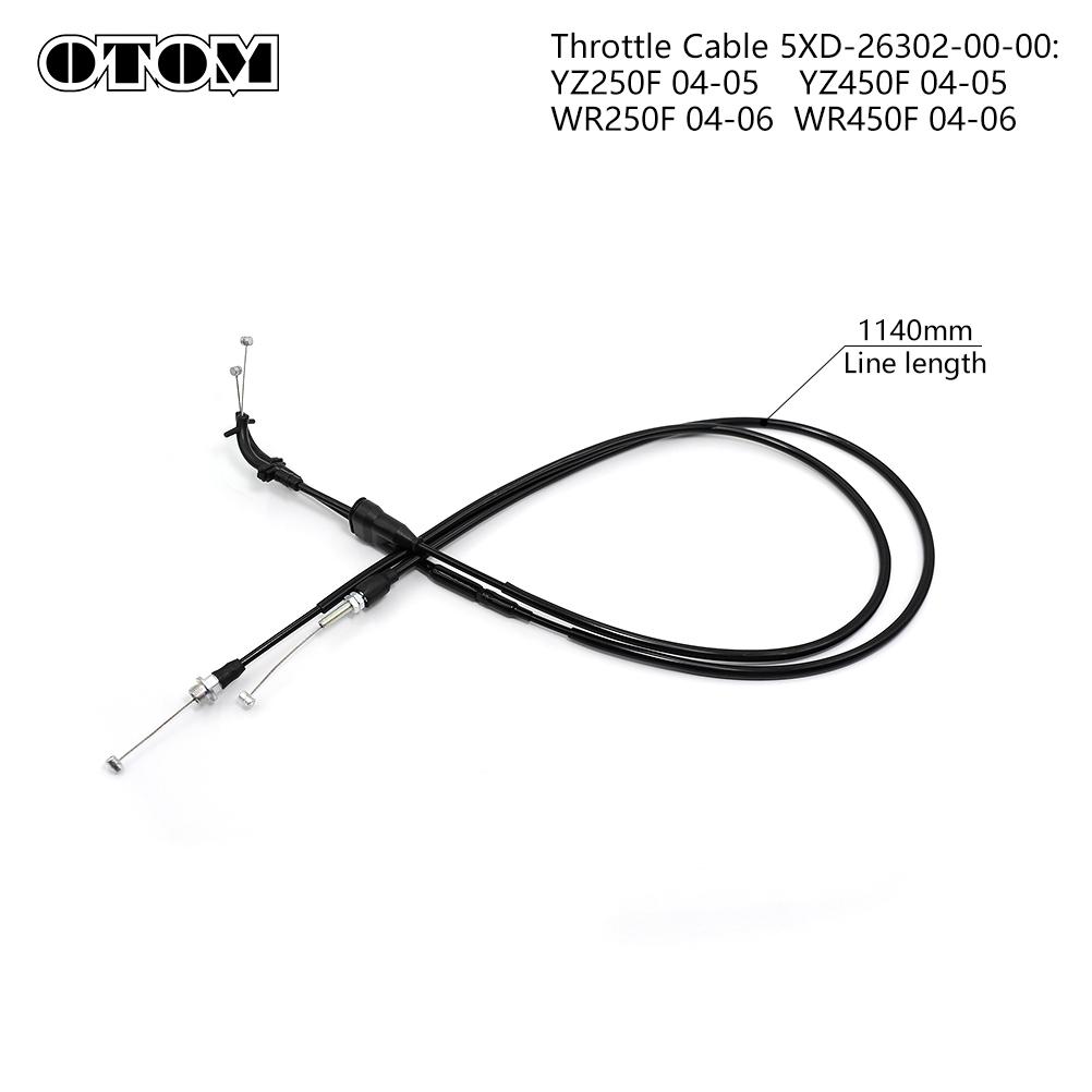 Motorcycle Clutch Cable Throttle Cable Emergency Brake Wire Oil Line For YAMAHA YZ250F YZ450F WR250F WR450F Off-road Dirt Bike