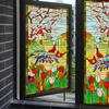 European Vintage Glass Paste Custom Toilet Opaque Painting Tiffany Imitation Art Film Electrostatic Scrub Window Paper