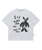 HOODHOOD Alien Stamp Oversized Short Sleeve T-Shirt White