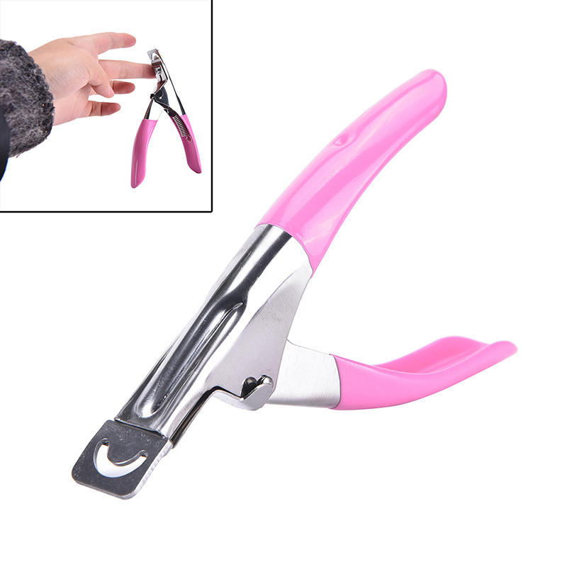 Vogue False Nail Art Tips Acrylic Uv Gel Edge Manicure Cutter Clipper Tool