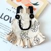 Pet Dog  Jumpsuits for Rabbit Print Dog Sling Dress Summer Winter Pet Outfits Puppy Skirt Dog Clothes
