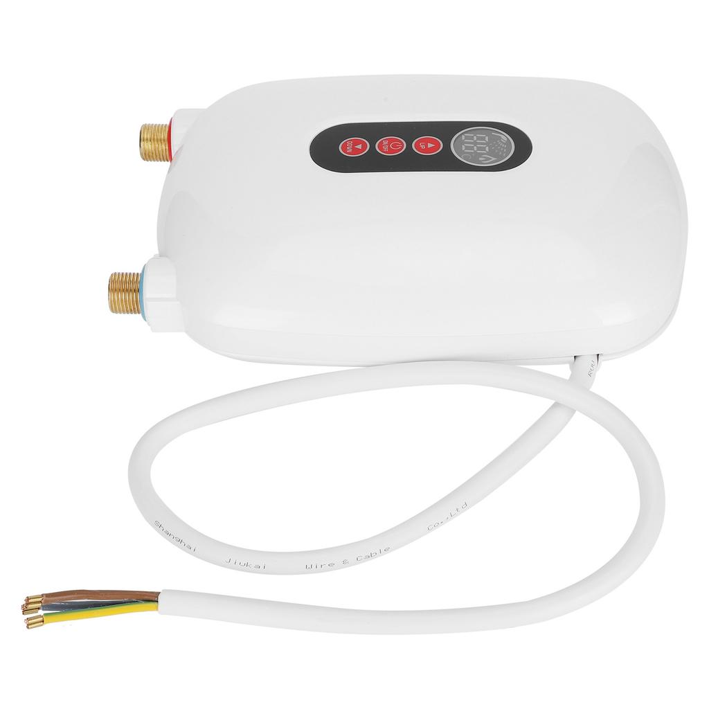6500W   Water Heater Fast Heating Temperature Display 220V for Household Kitchen Bathroom