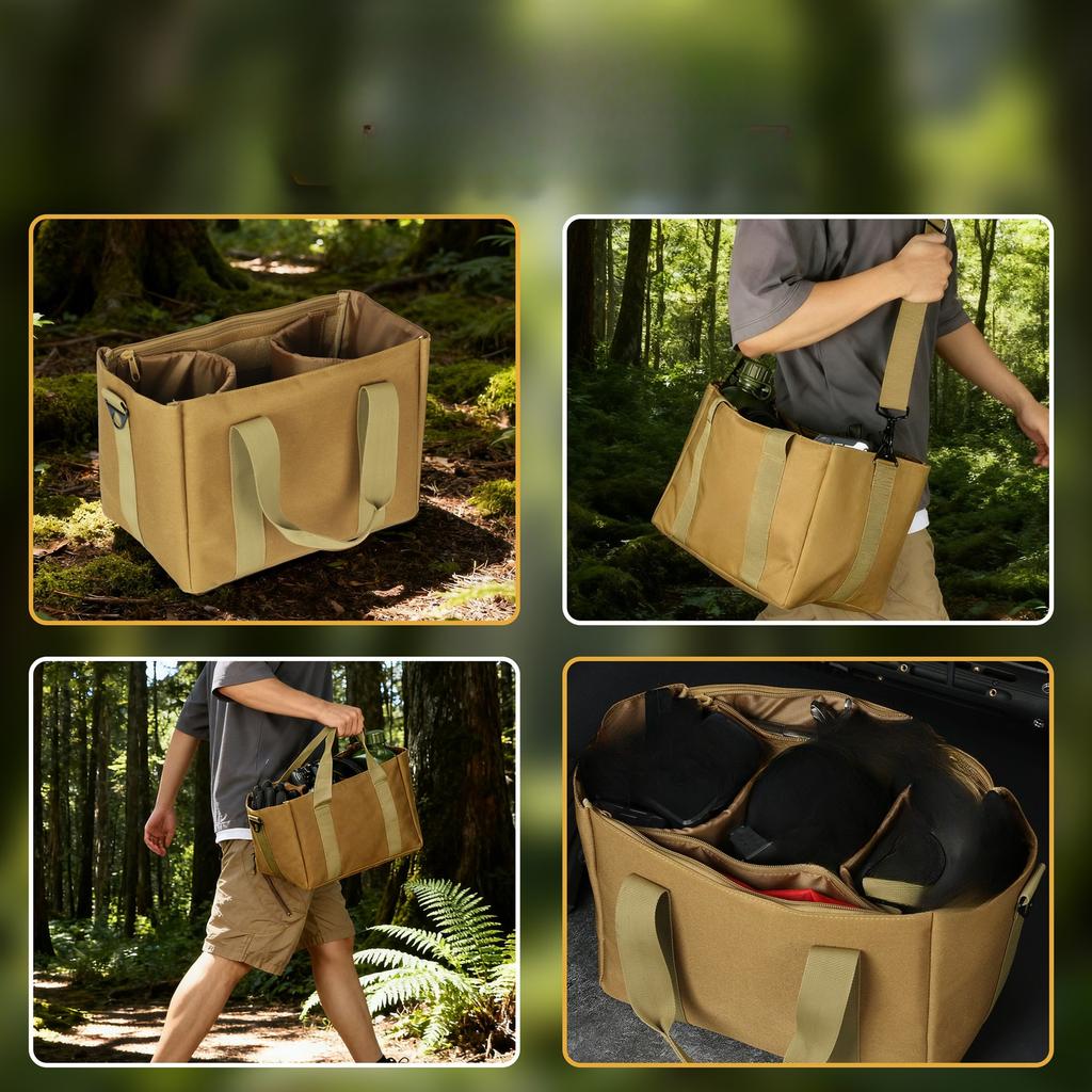 Outdoor Storage Bag Large Capacity Casual Bag Oblique Span Bag Oxford Waterproof Gun Bag Sorting Separation Bag Military Fan