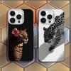 Luxury Fashion Leopard Print Phone Case For iPhone 16,15,14,13,12,11,Mini,Pro,E,MAX White Candy Matte Shockproof Cover