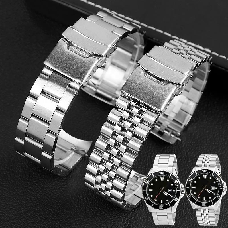 Für Casio Swordfish Uhrenarmband MDV-106 MDV-107 MDV106 MDV107 Uhrenarmband 2784 Edelstahl Uhr Herren-Kette 22mm Armband 22mm