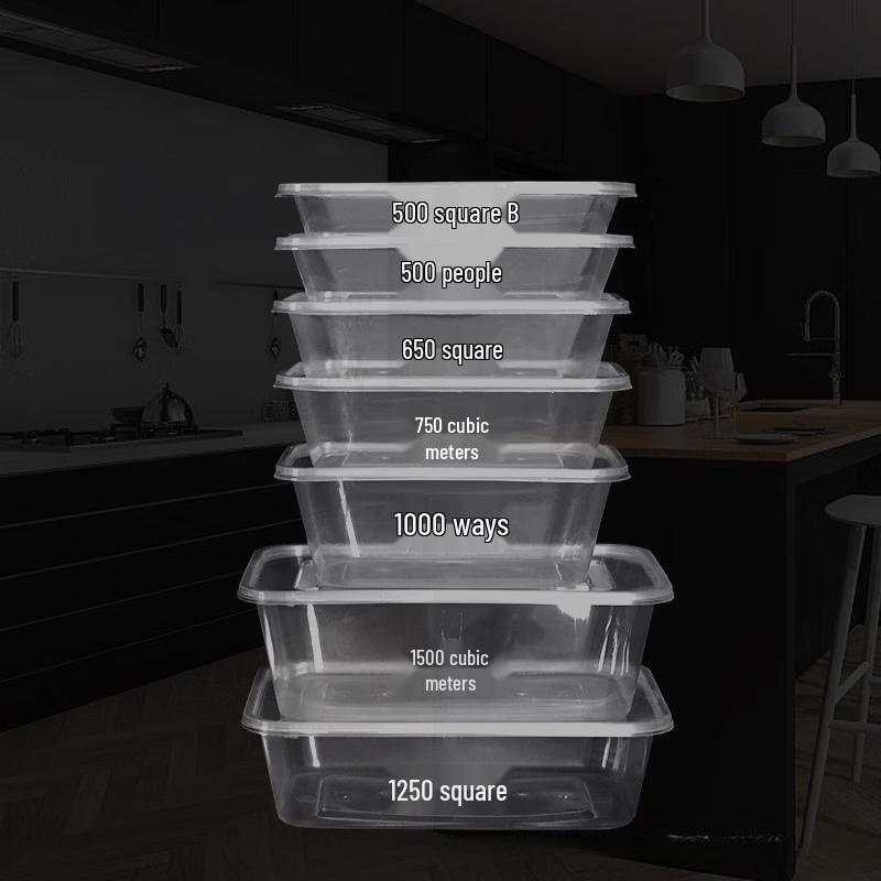 Handun Rectangular Disposable Food Containers