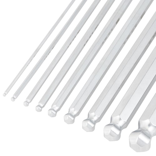 TONE Long Ball Point L-Shaped Wrench Set BL900, 9 Pieces
