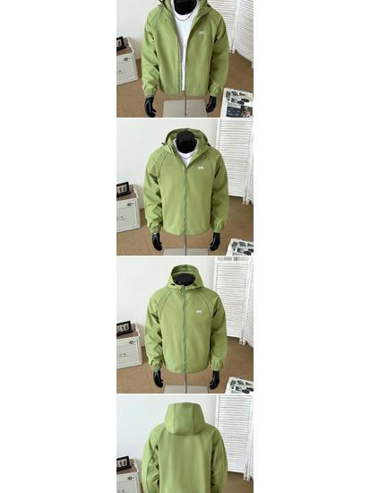 Men's 2025 Trendy Hooded Windbreaker Jacket: Casual, Loose Fit for Autumn/Winter