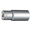 TONE Deep Socket Inch Wrench (12-point) 4DB-30L, 12.7mm (1/2") Drive, 15/16 Size.