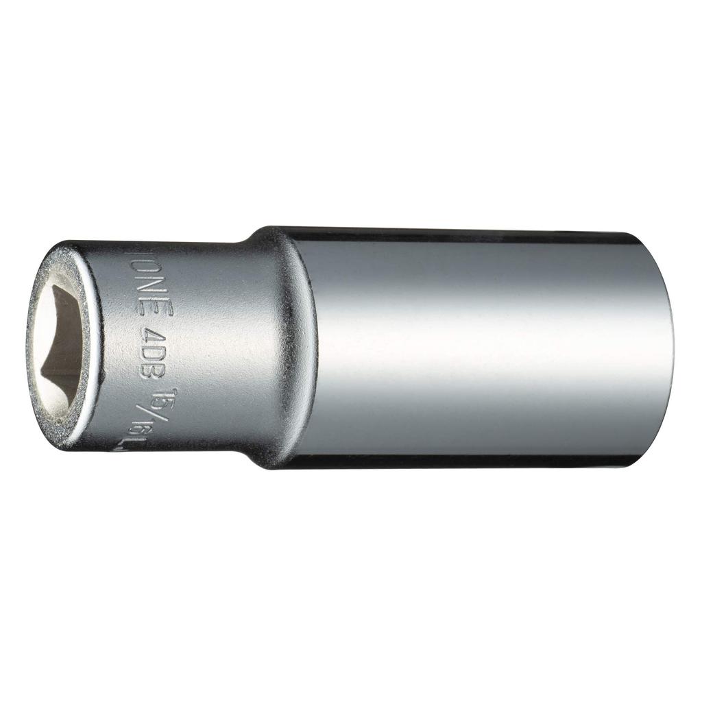 TONE Deep Socket Inch Wrench (12-point) 4DB-30L, 12.7mm (1/2") Drive, 15/16 Size.