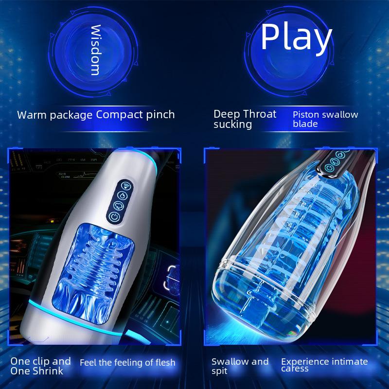 Automatic Male Penis Trainer with Suction - Electric Adult Toy