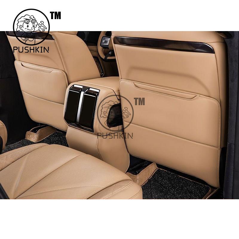 Auto Rücksitz Anti-Tritt-Abdeckungen Für BYD Leopard 8 DENZA B8 2025 Sitzrücken Trittschutz Schmutzabweisend Leder Innenraumzubehör
