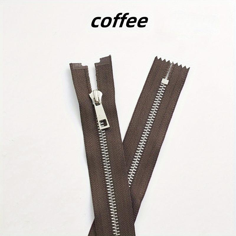 5pcs 15-30cm5# Metal zipper Silver teeth Titanium alloy Y teeth Smooth bag pocket leather bag zipper
