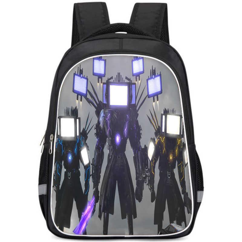 

Large Capacity Cartoon Backpack For Kids With Breathable And Durable Oxford Fabric 34,Double Small