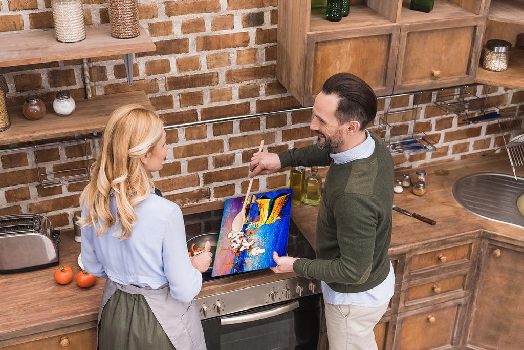 Szklana Płyta Deska Do Krojenia 52X40 Łódka