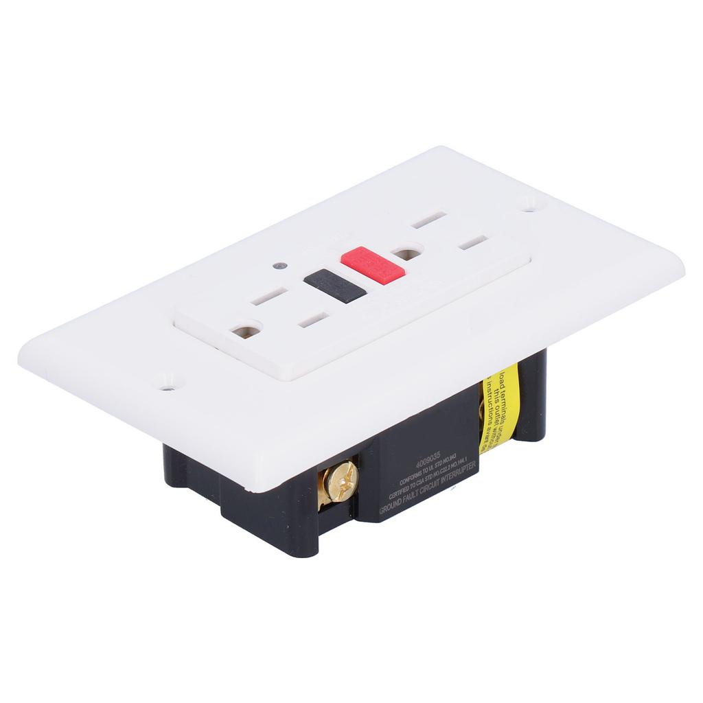 Wall Outlet  GFCI Smart Ground Fault Leakage  Socket Switch AC120V LD‑3003