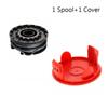 1/2Pcs Grass Trimmer Head Spool Cover Red/Black For BOSCH ART 23 26 SL Brushcutter Lawn Mower Strimmer Line Cap Base Accessories