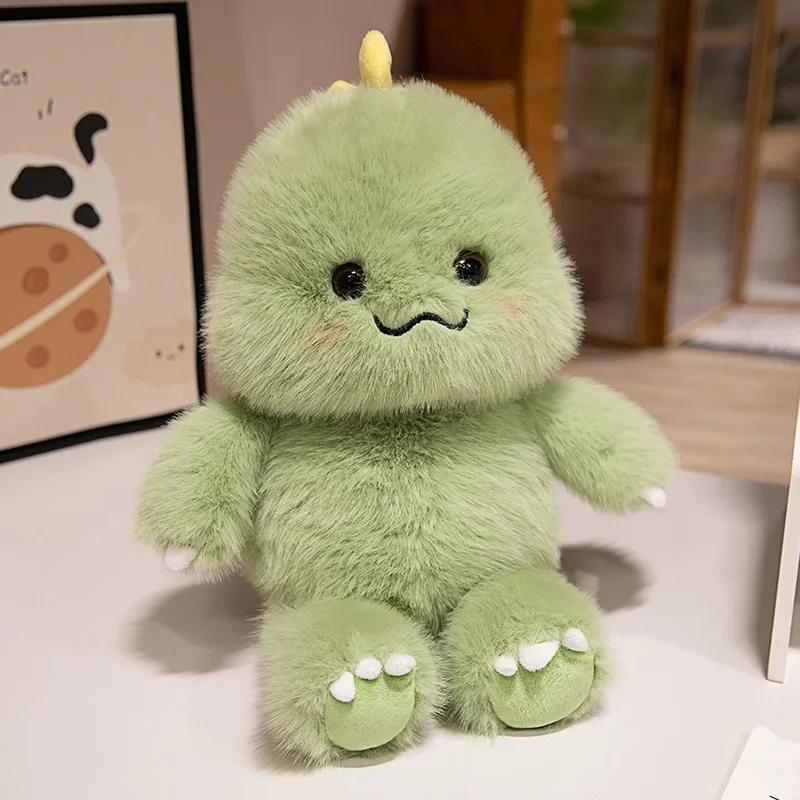 Kawaii Stuffed Plush Animals Toys Soft Dolls Jungle Dinosaur Elephant Otter with Diapers Children Gift Baby Kids Hobbie Toys