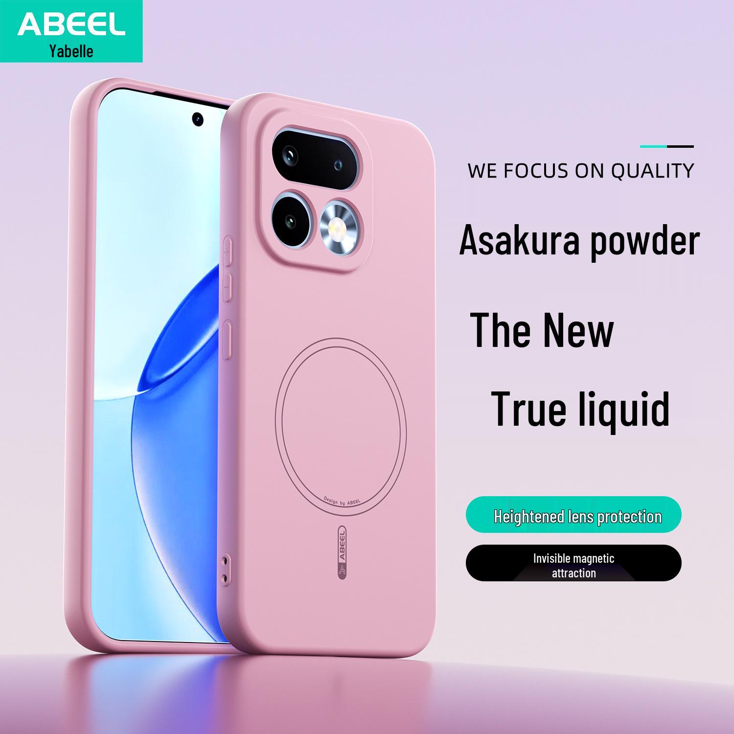 

Magnetic Skin-Feel Silicone Case for Realme 16 Pro Plus - Soft, Anti-Drop Protective Cover 16 Pro